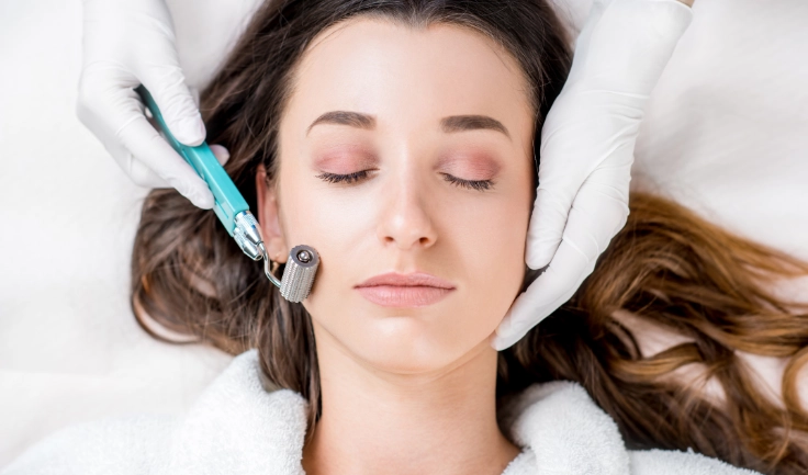 Microneedling facial rejuvenates skin by boosting collagen and reducing wrinkles