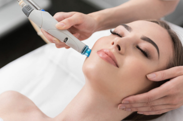 Experience the rejuvenating effects of Hydrafacial treatment for a radiant and glowing face.